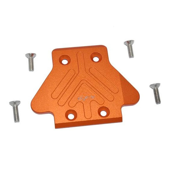 GPM Racing Aluminum Rear Chassis Protection Plate Orange : Arrma 1/7 Mojave