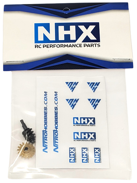 NHX Hardened Steel Differential Gear Set Front & Rear Axles: SCX24