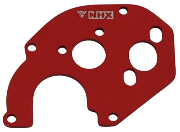 NHX Aluminum Motor Mount Plate Red : SCX24