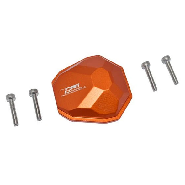 GPM Racing Aluminum Front Or Rear Gearbox Cover Orange : Axial 1/10 RBX10