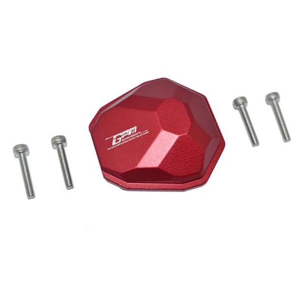 GPM Racing Aluminum Front Or Rear Gearbox Cover Red : Axial 1/10 RBX10