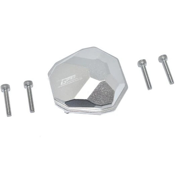 GPM Racing Aluminum Front Or Rear Gearbox Cover Silver : Axial 1/10 RBX10