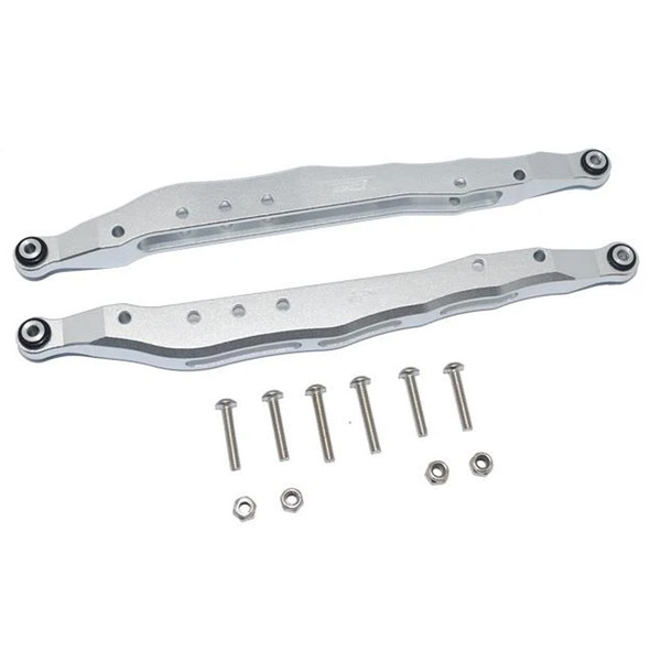 GPM Racing Aluminum Rear Lower Trailing Arms Silver : Axial 1/10 RBX10