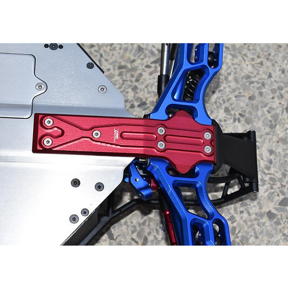 GPM Racing Aluminum Front Chassis Protection Plate Orange : Losi 1/10 Rock Rey