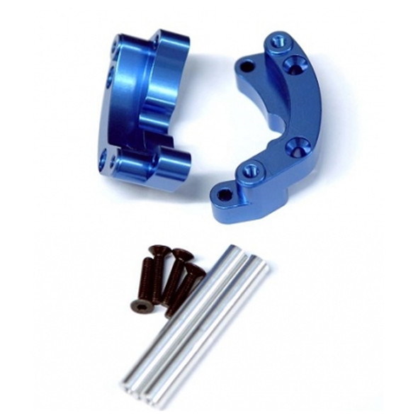 STRC ST9460B Aluminum Rear Wheelie Bar Mount Blue : Traxxas Drag Slash