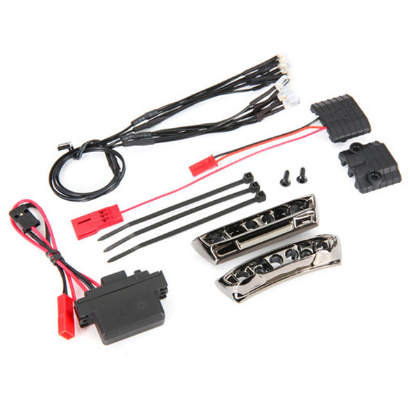 Traxxas 7185A LED Light Kit w/ Power Supply / F/R Bumpers : 1/16 E-Revo