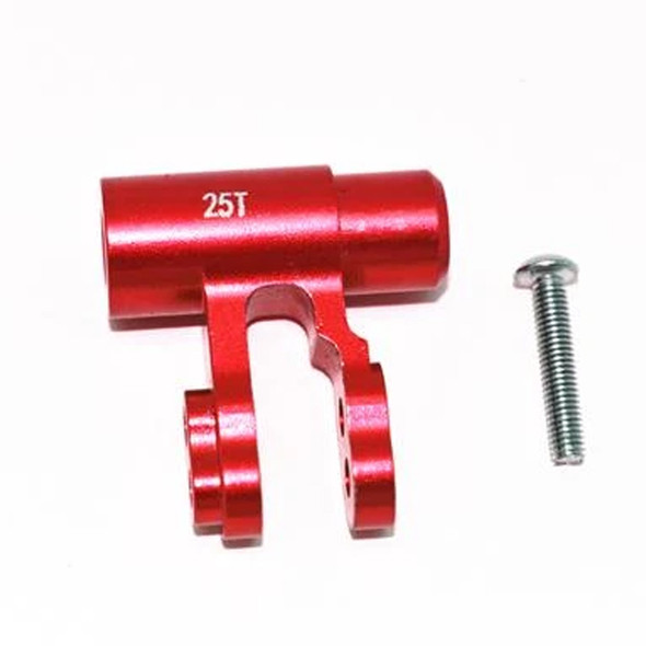 GPM Racing Aluminum Standard 25T Servo Horn Red : Traxxas X Maxx GPM Racing Aluminum Standard 25T Servo Horn Red : Traxxas X Maxx