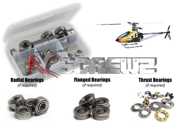 RC Screwz Align 450 Sport V2 Precision Bearing Kit ALG016B