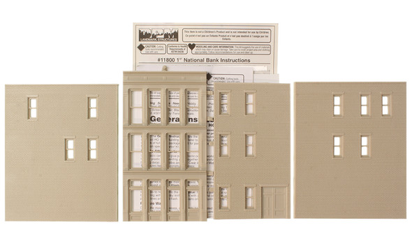 Design Preservation Models 1st National Bank HO Train Building 11800