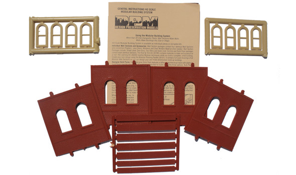 Design Preservation Models 30103 Dock Level Arched Window Kit HO Scale