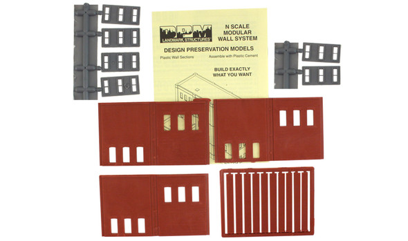 Design Preservation Models 60123 Two-Story 6-Windows Kit N Scale