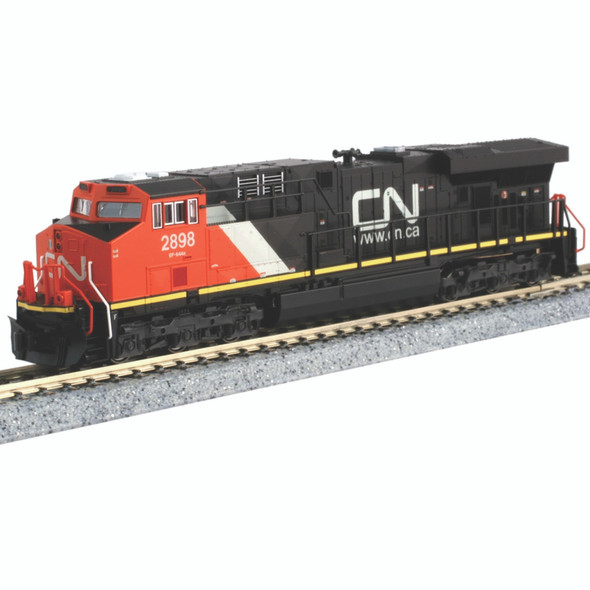 Kato 1768938DCC GE ES44AC Canadian National #2898 Locomotive w/ DCC N Scale