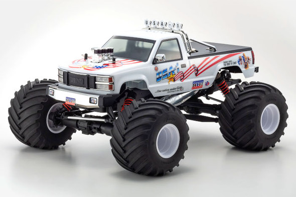 Kyosho 33155 1/8 USA-1 GP .25 Engine 4WD Off-Road Monster Truck RTR