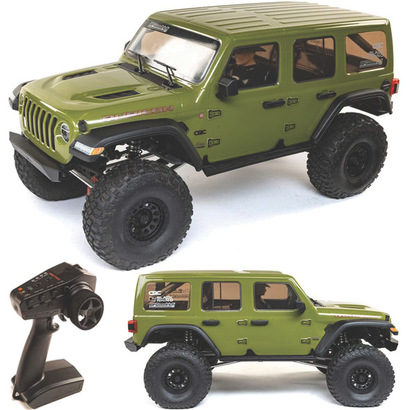 Axial AXI05000T1 1/6 SCX6 Jeep JLU Wrangler 4WD Brushless Rock Crawler RTR Green