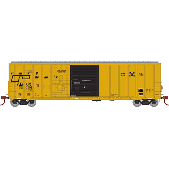 Athearn 50' FMC Ex-Post Combo Door Box RBOX Late #50054 Freight Car N Scale