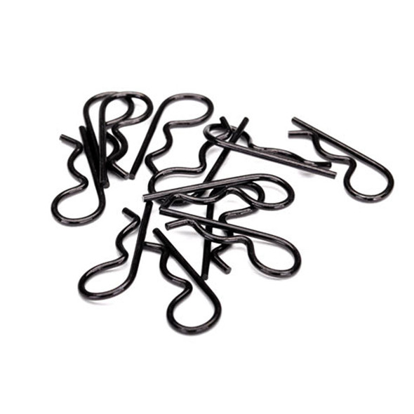 Traxxas 3934A Heavy Duty Body Clips Black (12) : TRX-4 / TRX-6