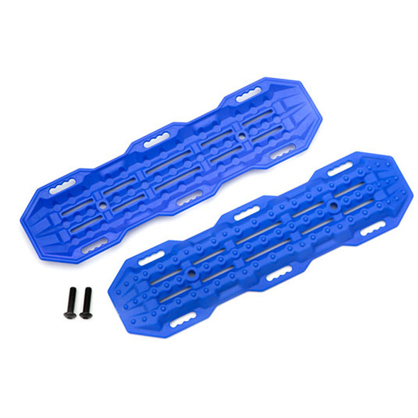 Traxxas 8121X Traction Boards Blue / Mounting Hardware : TRX-4