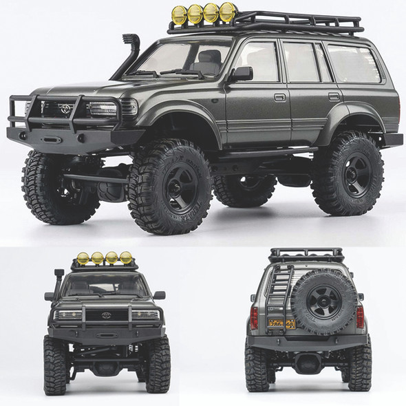 FMS FMMROC004RTR 1/18 Toyota Land Cruiser LC80 RTR Rock Crawler Gray