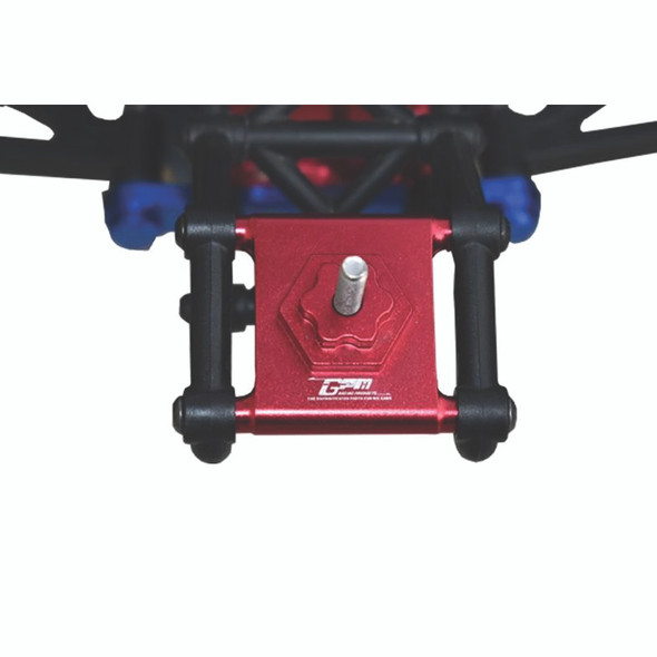 GPM Racing Aluminium Spare Tire Mount Red : Losi 1/10 Lasernut U4