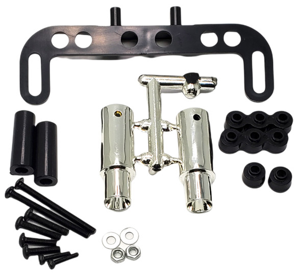 NHX RC License Plate Muffler and Exhaust Pipe Set : 1/10 Drift and Touring Body