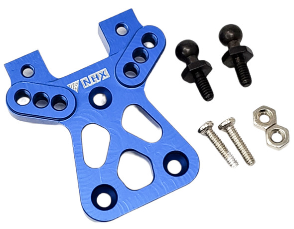 NHX RC Aluminum Front Shock Tower For Traxxas 1/18 LATRAX Teton Blue