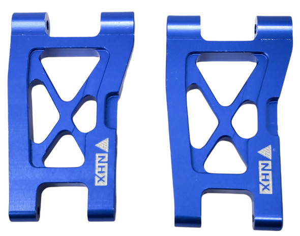 NHX RC Aluminum Front/Rear Lower Suspension Arms : Traxxas 1/18 LATRAX Teton Blue