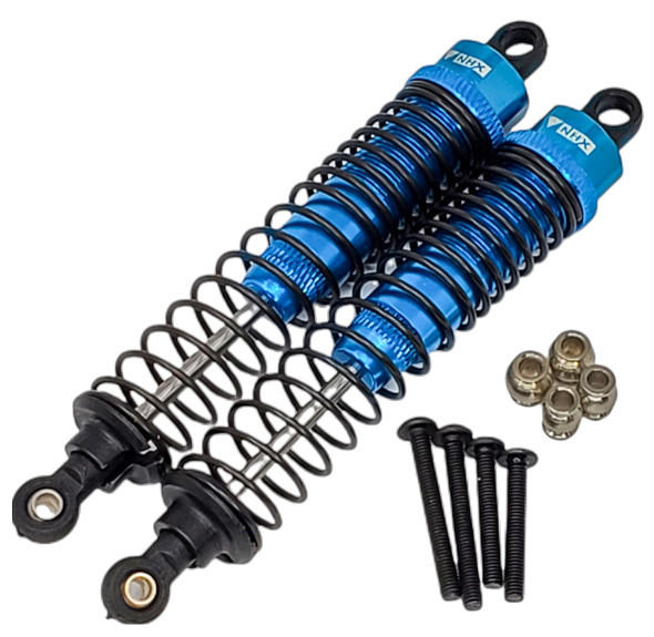 NHX RC Aluminum Front / Rear Shocks : Everest Gen7 Sport / Pro Blue