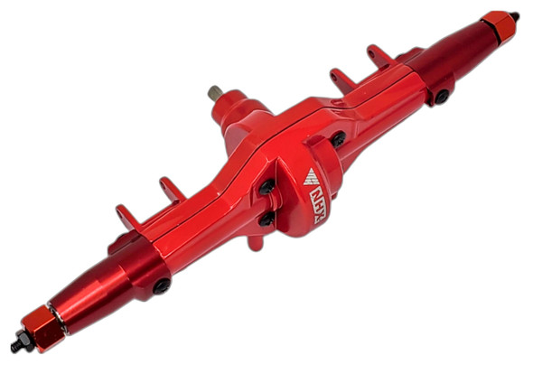 NHX RC Complete Aluminum Rear Axle with Gears : Everest Gen7 Sport / Pro Red