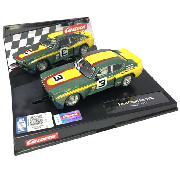 Carrera Evolution 27646 Ford Capri RS 3100 No.3 1974 1/32 Slot Car