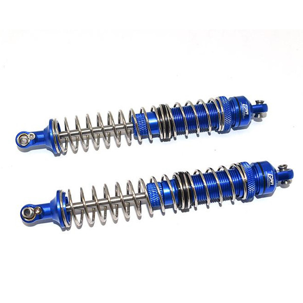 GPM Racing Aluminum Front Spring Dampers 130mm Blue : Axial 1/10 RBX10