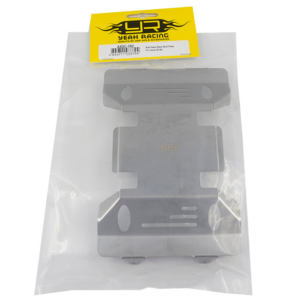 Yeah Racing AXSC-082 Stainless Steel Skid Plate : Axial SCX6