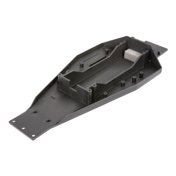 Traxxas 3728 Lower Chassis Black / 166mm Long Battery Compartment : Bandit / Rustler