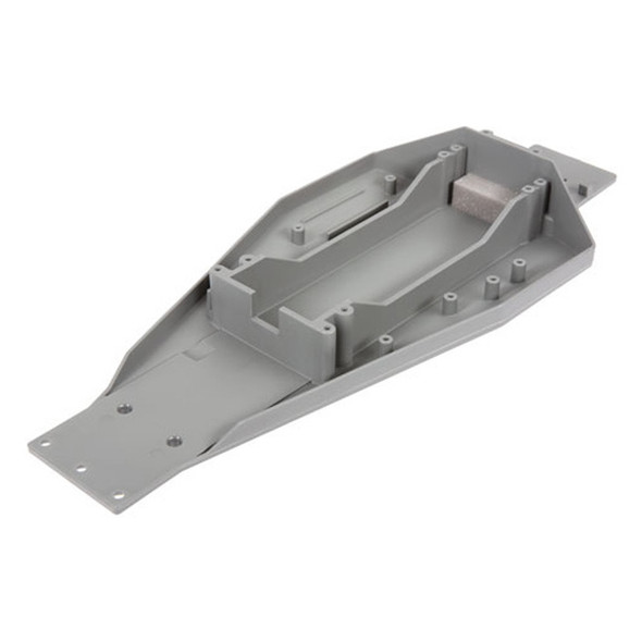 Traxxas 3728A Lower Chassis Gray / 166mm Long Battery Compartment : Bandit / Rustler