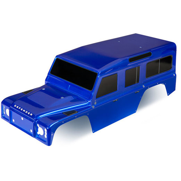 Traxxas 8011T Painted Body Land Rover Defender Blue / Decals : TRX-4