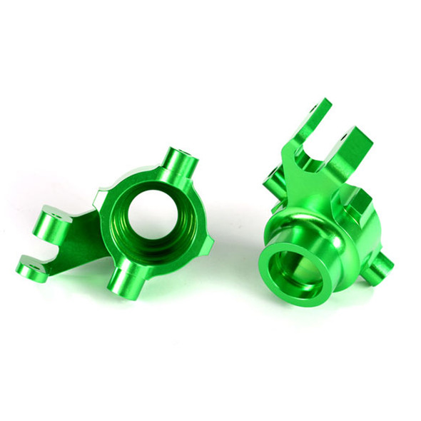 Traxxas 8937G Aluminum Steering Blocks Left & Right Green : Maxx