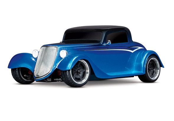 Traxxas 93044-4 4-Tec 3.0 1/10 Factory Five 1933 Hot Rod Coupe RTR Blue w/ Radio