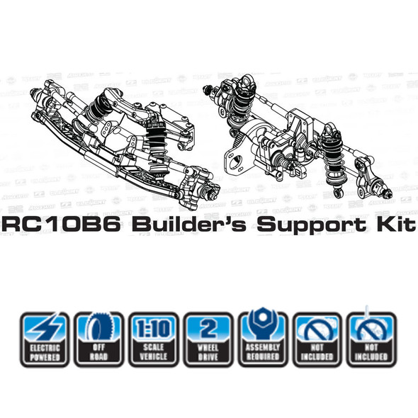Associated 90033 RC10B6 Builders Support Kit