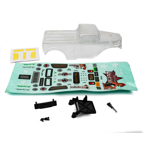 Axial AXI200003 Clear Body Precut : SCX24 B-17 Betty