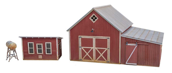 Walthers 933-3346 Chicken Coop and Farm Buildings Kit HO Scale