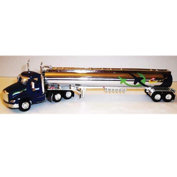 Trucks n Stuff Peterbilt 579 Day-Cab Tractor Flyers Transport w/ Gas Tank Trailer HO Scale