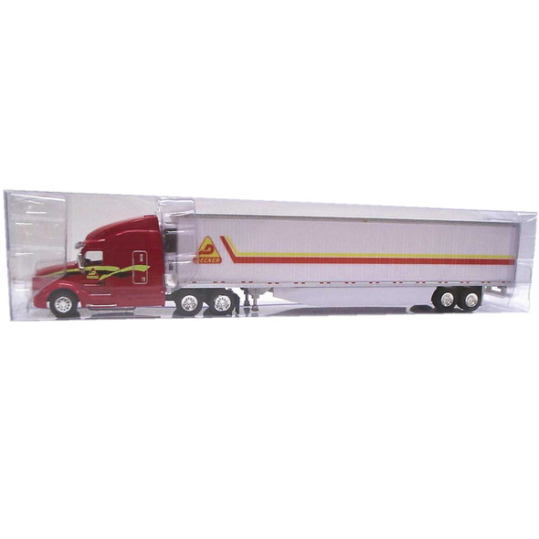 Trucks n Stuff Peterbilt 579 Sleeper Cab Tractor Decker w/ 53' Reefer Trailer HO Scale