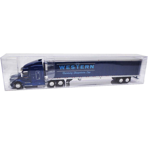 Trucks n Stuff Peterbilt 579 Sleeper Cab Tractor Western DTC w/ 53' Reefer Trailer HO Scale