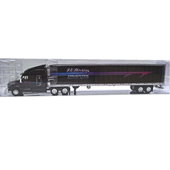 Trucks n Stuff Peterbilt 579 Sleeper Cab Tractor w/ 53' Reefer Vic Hoskins Trailer HO Scale