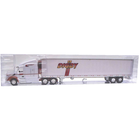 Trucks n Stuff Peterbilt 579 Sleeper Cab Tractor Digby w/ 53' Reefer Trailer HO Scale