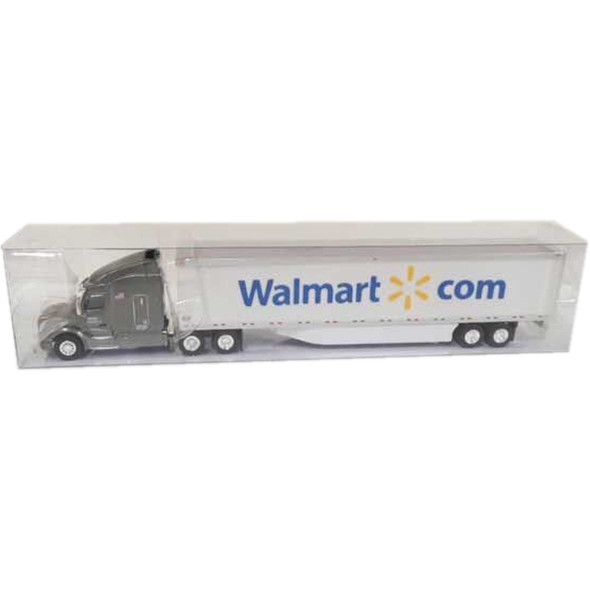 Trucks n Stuff Peterbilt 579 Sleeper Cab Tractor w/ 53' Dry Van Walmart Trailer HO Scale