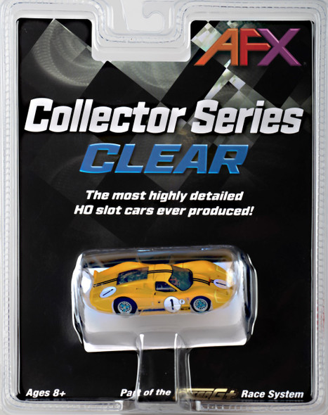 AFX 22025 Collector Series Clear Ford GT40 Mk IV No.1 Sebring HO Slot Car
