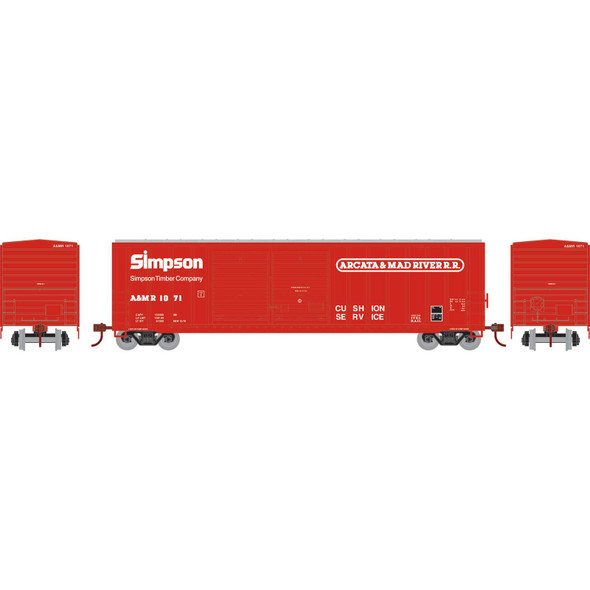 Athearn ATH17261 50' FMC Offset DD Box - A&MR #1071 Freight Car N Scale