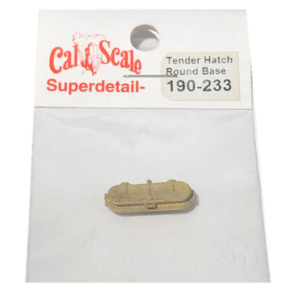 Cal Scale 190-233 Tender Water Hatch Round Base HO Scale