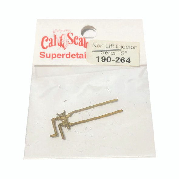 Cal Scale 190-264 Steam Loco Injectors Brass Casting Sellers Type S Nonlifting HO Scale