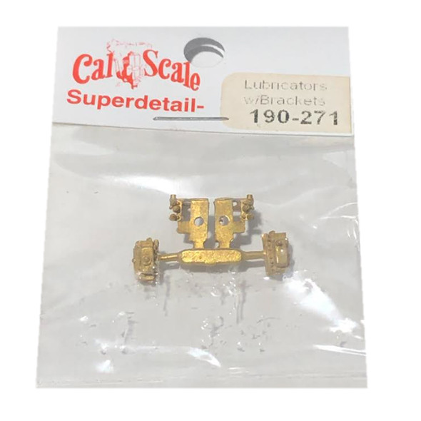 Cal Scale 190-271 Steam Loco Mechanical Lubricators w/ Brackets HO Scale